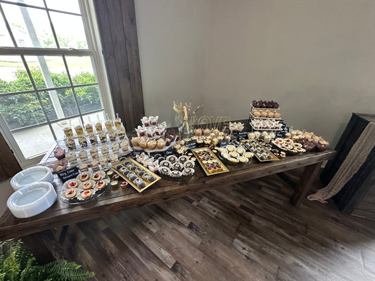 Dessert Tables  (Price varies. Made to order. JG's Sweet Balls designs for sweet occasions.)