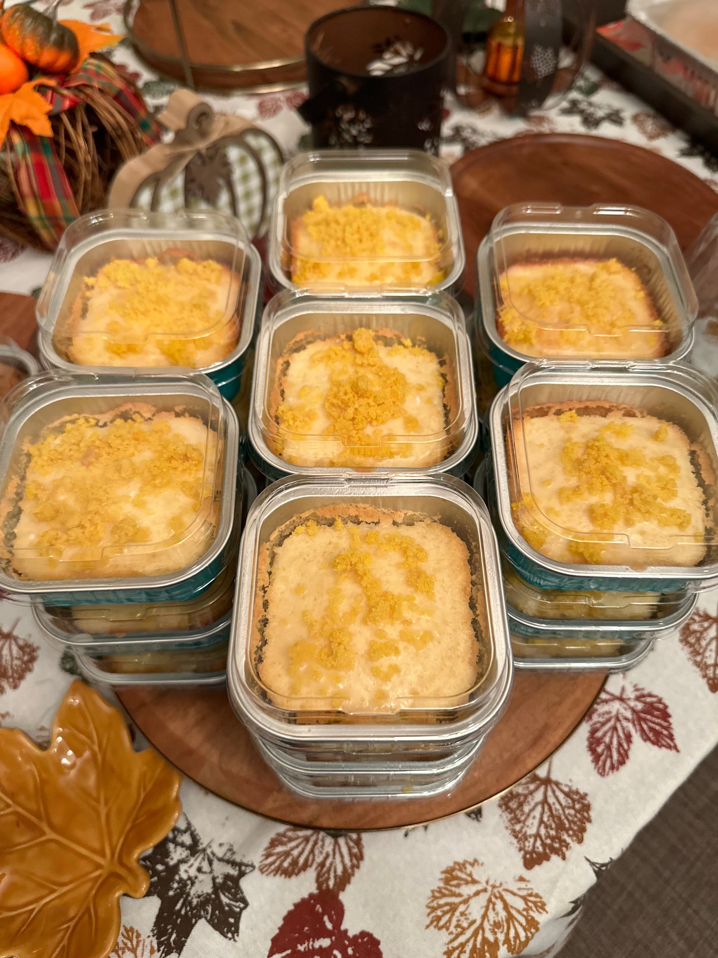 Lemon Pound Cake Squares