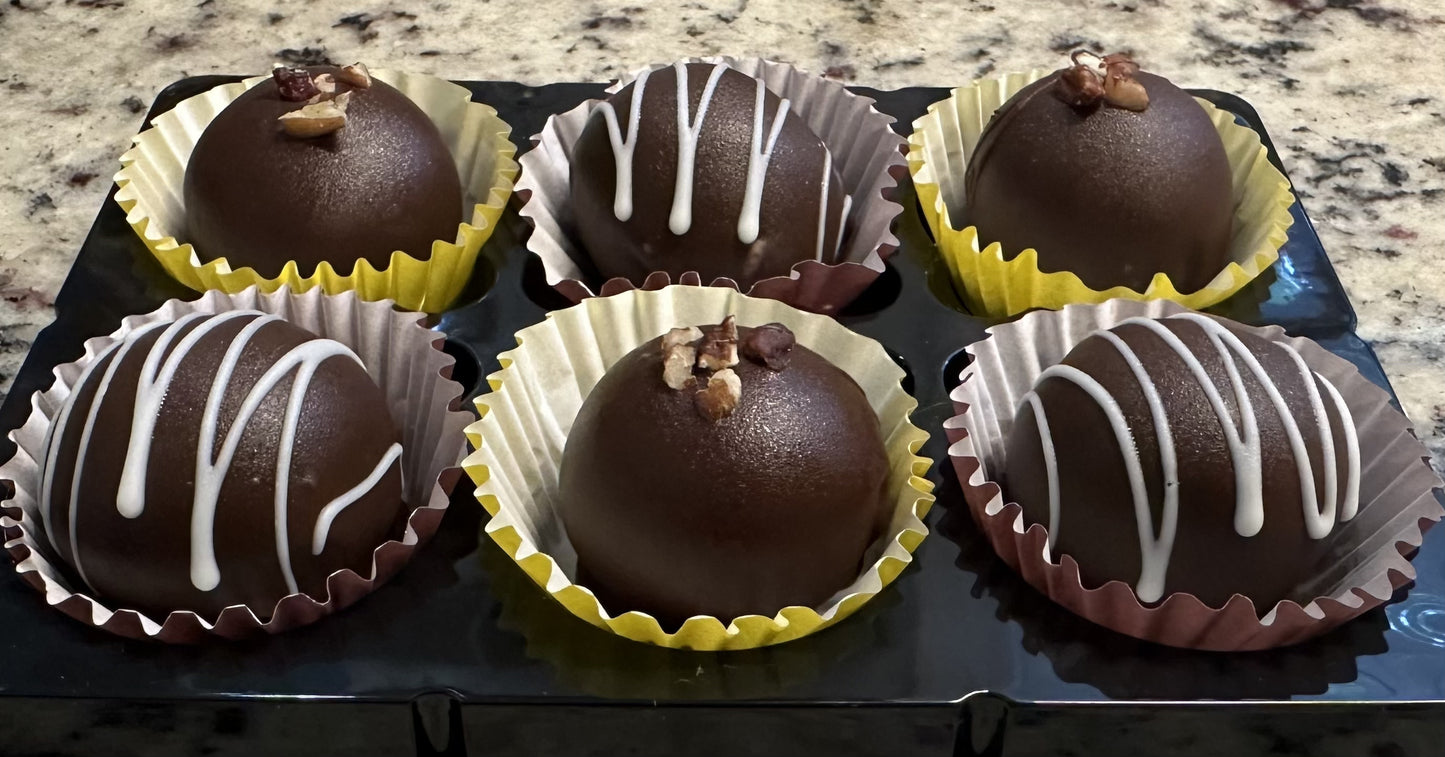 Peanut Butter & Bourbon Sweet Balls (6 pack)